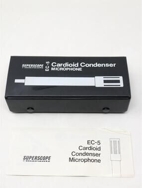Marantz Super Scope EC-5 Cardioid Condenser Microphone-With Manual